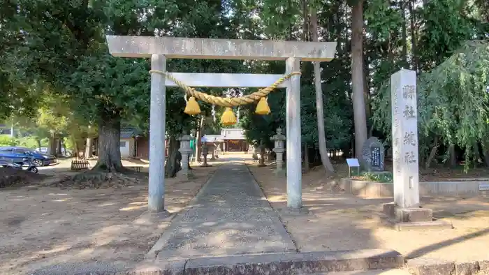 三河総社の鳥居