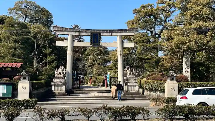 敷地神社(わら天神宮)の鳥居