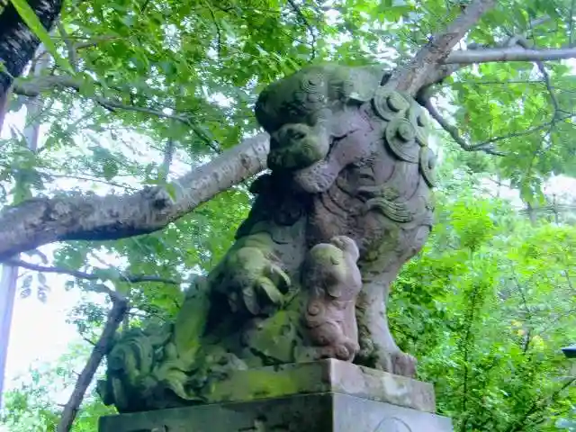 検見川神社の狛犬