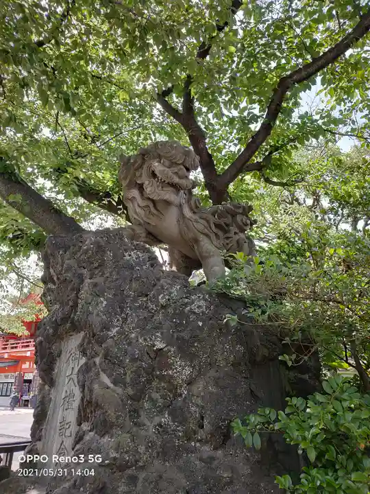 千葉神社の狛犬