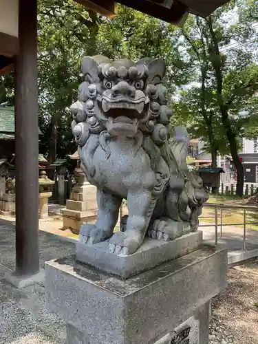 六所社（金城町）の狛犬