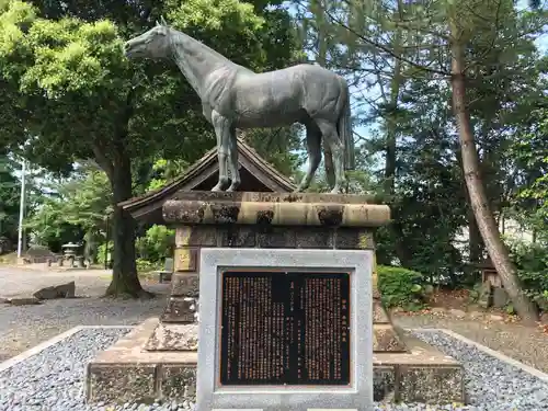 石見国一宮　物部神社の狛犬