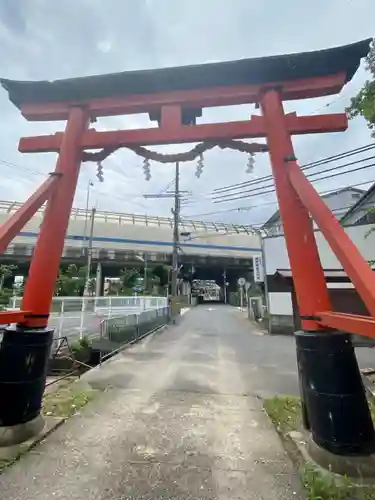 菱妻神社の鳥居