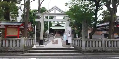 お三の宮日枝神社の鳥居