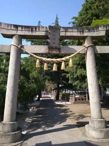 草加神社の鳥居