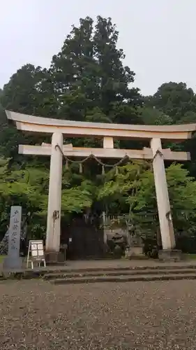 戸隠神社中社の鳥居