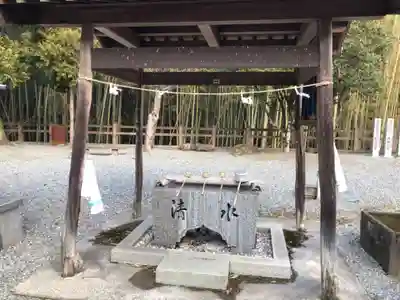 伊射奈美神社の手水舎