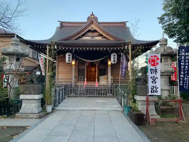 矢向日枝神社の本殿・本堂