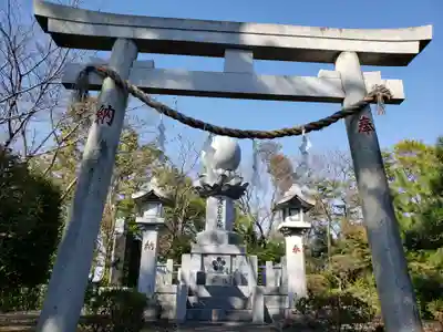 大生郷天満宮の鳥居