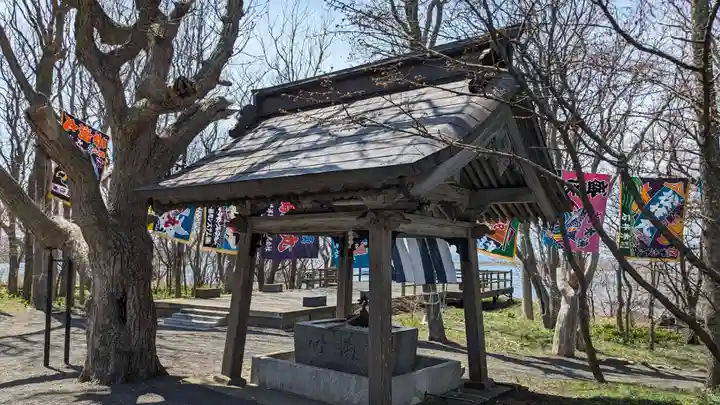 根室金刀比羅神社の手水舎