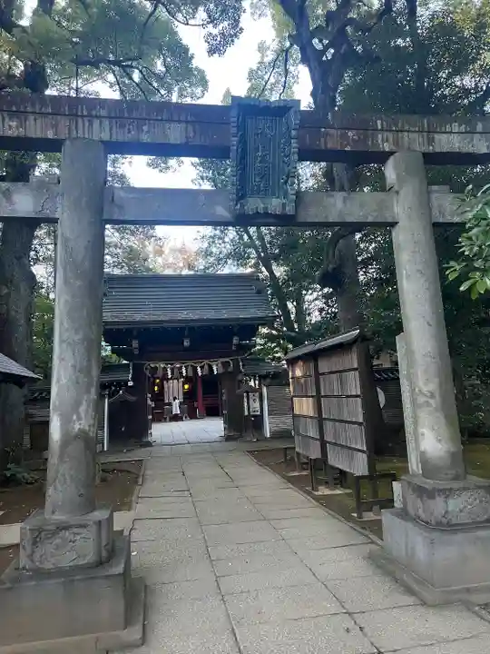 赤坂氷川神社の鳥居