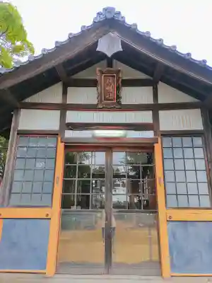 神明社(下屋)の本殿・本堂