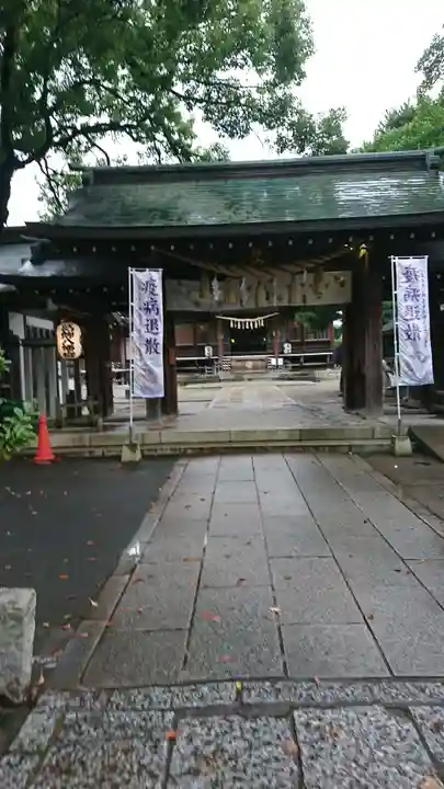 葛飾八幡宮の山門・神門