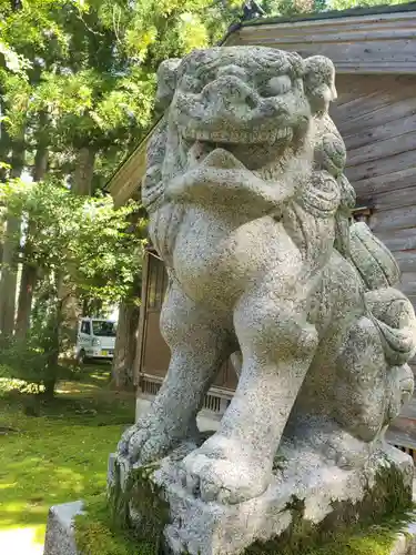 箭代神社の狛犬