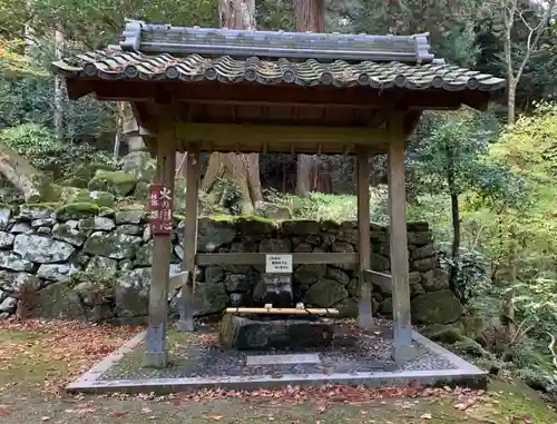 百済寺の手水舎