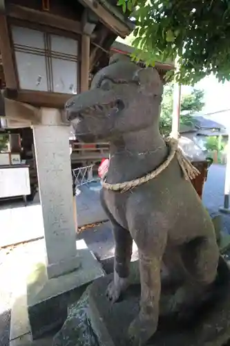 嶺御嶽神社の狛犬