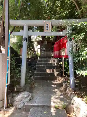品川貴船神社の鳥居