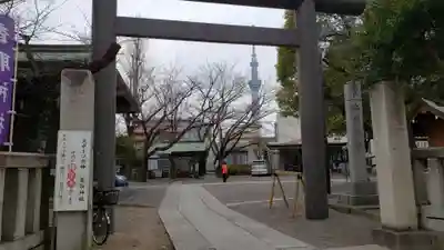 亀戸 香取神社の鳥居