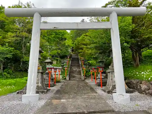 夕張神社の鳥居