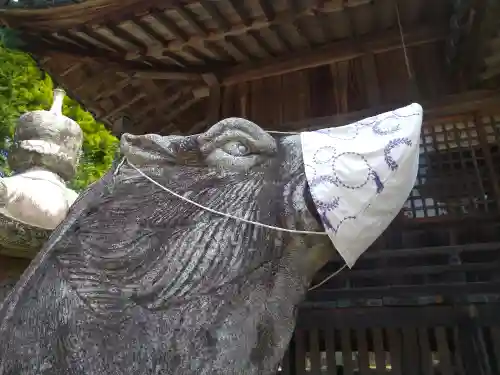 和氣神社（和気神社）の狛犬