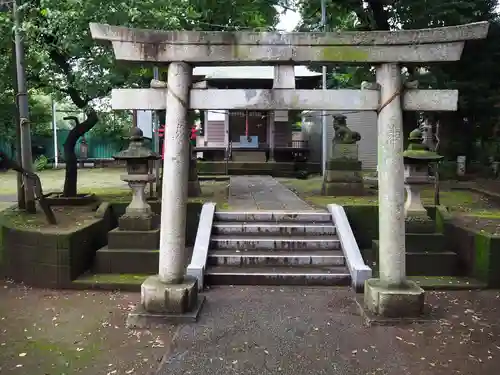 東谷北野神社の鳥居