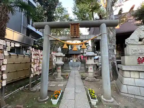 高円寺氷川神社の鳥居