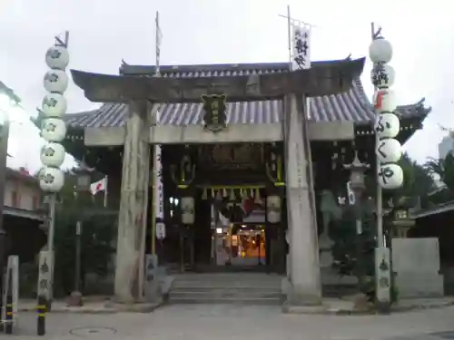 櫛田神社の鳥居