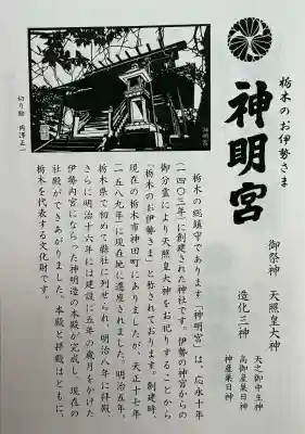 神明宮の{uncategorized: "未分類", other: "その他", undefined: "問題あり", building: "その他建物", grave: "お墓", sacred_gate: "鳥居", guardian: "狛犬", statue: "像", buddha: "仏像", history: "歴史", nature: "自然", garden: "庭園", animal: "動物", pagoda: "塔", temizu: "手水舎", mountain_gate: "山門・神門", sanctuary: "本殿・本堂", subordinate: "末社・摂社", art: "芸術", scenery: "景色", jizo: "地蔵", ema: "絵馬", goshuin: "御朱印", omikuji: "おみくじ", items: "授与品その他", amulet: "お守り", goshuincho: "御朱印帳", eats: "食事", festival: "お祭り", votive_dance: "神楽", shichigosan: "七五三参", wedding: "結婚式", experience: "体験その他", initially: "初詣", around: "周辺", anti_infection: "感染症対策"}