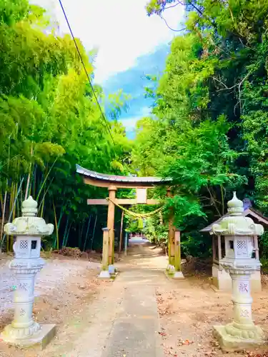 城中八幡神社の鳥居