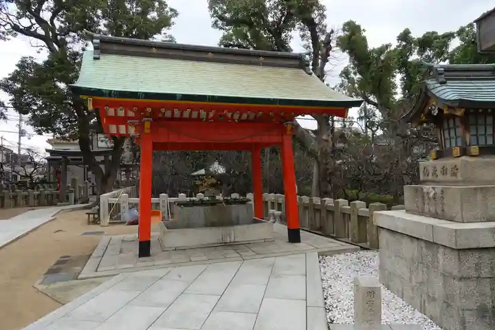 綱敷天満宮の手水舎