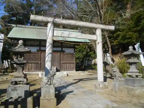 白旗神社(西御門)の鳥居