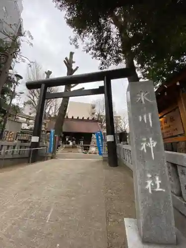 高円寺氷川神社の鳥居