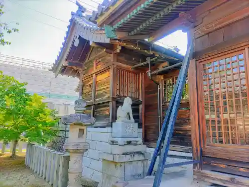 八幡社（萩原町林野）の本殿・本堂