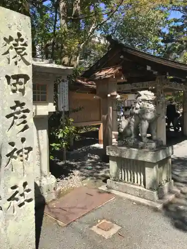 猿田彦神社の狛犬