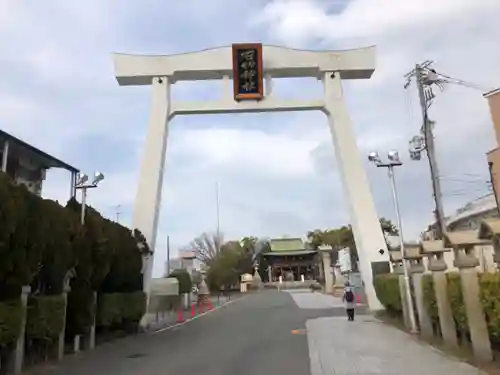 石切劔箭神社の鳥居