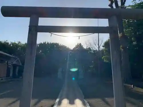 神明神社の鳥居