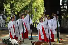 白山神社のお祭り