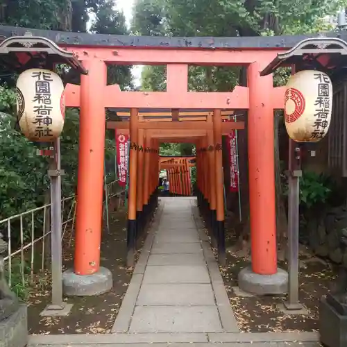 花園稲荷神社の鳥居