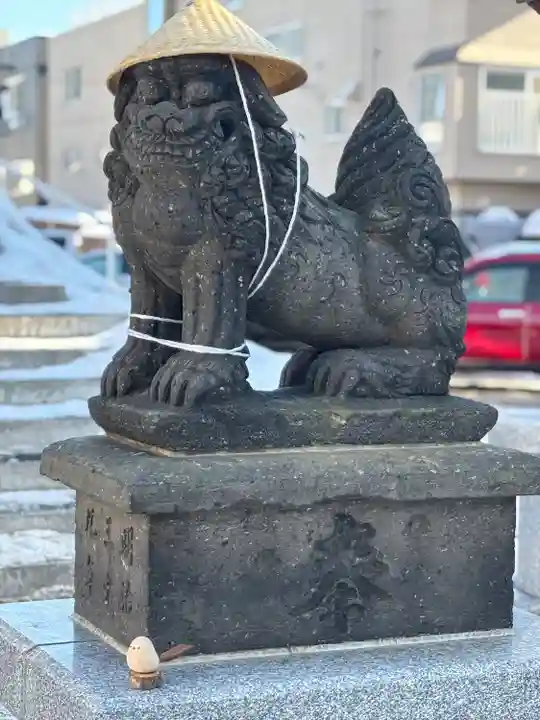 札幌諏訪神社の狛犬