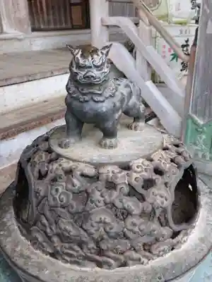 北向観音の狛犬