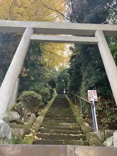 第六天社の鳥居