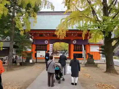 葛飾八幡宮の山門・神門