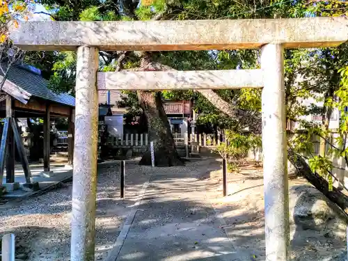 神明社（伝馬神明社）の鳥居