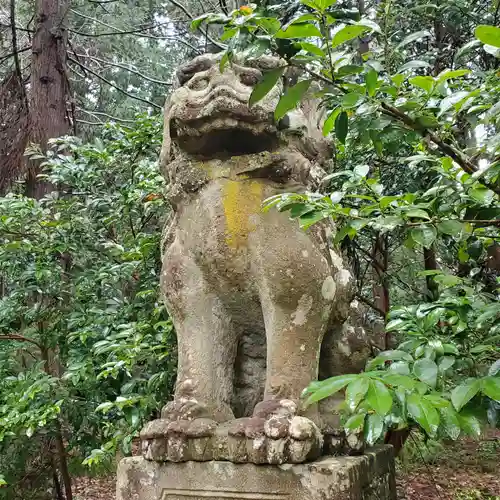 古麻志比古神社の狛犬