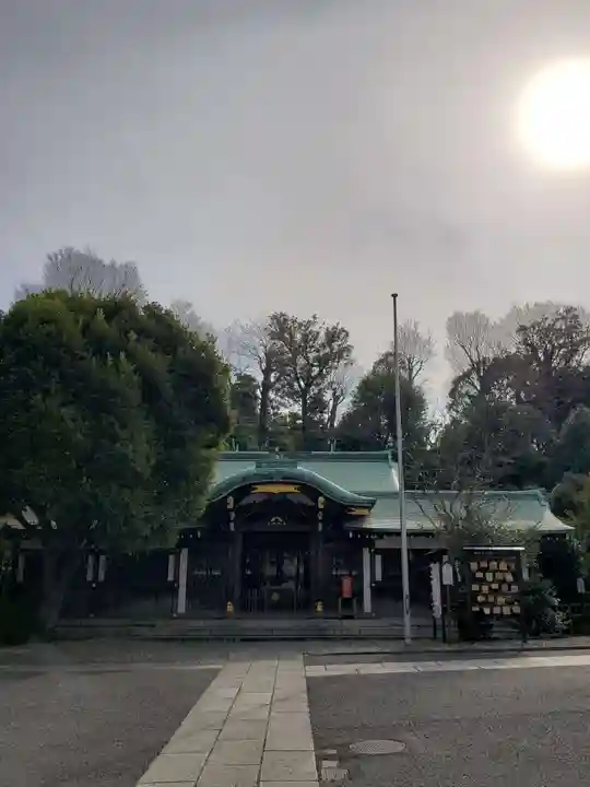 白金氷川神社の本殿・本堂