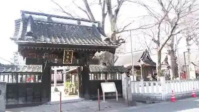 佐間天神社の山門・神門