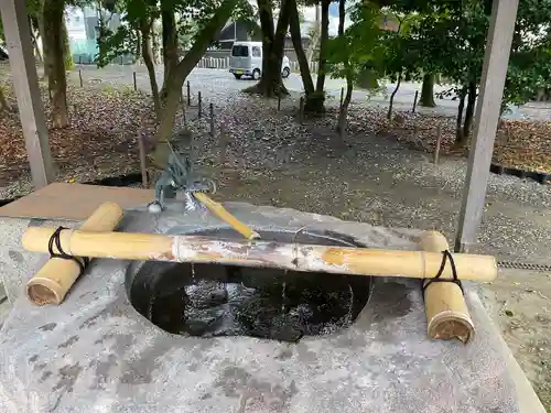 綿都美神社の手水舎