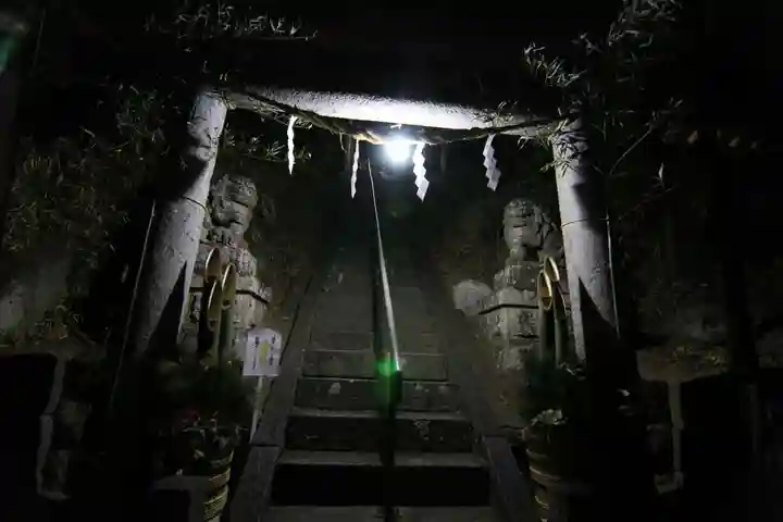 阿久津「田村神社」(郡山市阿久津町)旧社名:伊豆箱根三嶋三社の鳥居