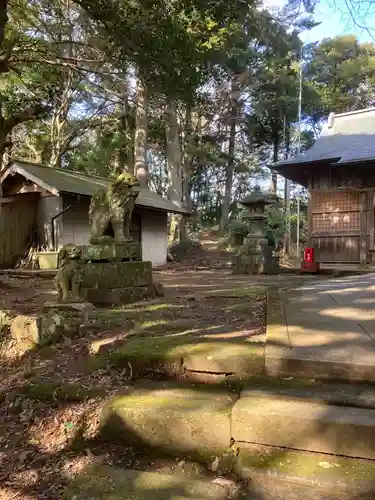 布自伎美神社の狛犬