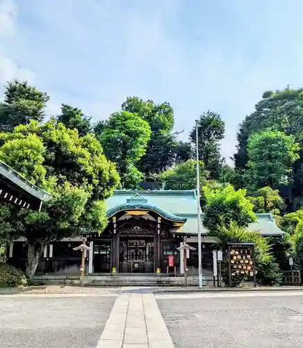 白金氷川神社の本殿・本堂